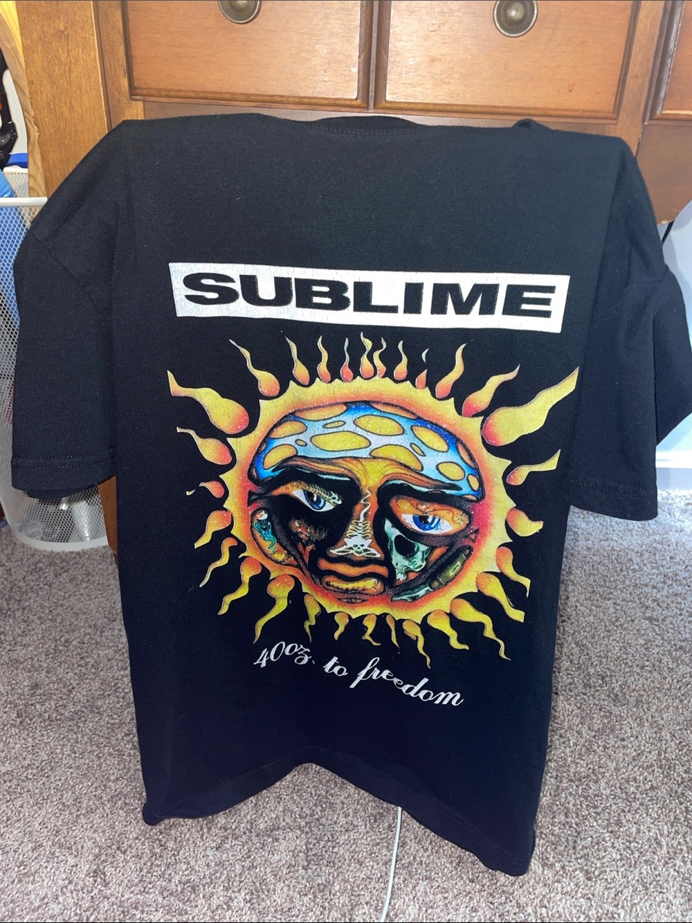 sublime Band Tee with Colorful Sun Graphic
